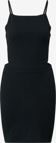 Urban Classics Dress in Black: front