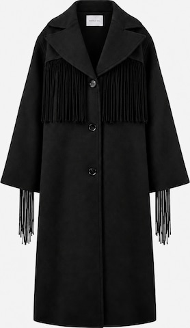 Manteau mi-saison Kamila Šikl en noir : devant