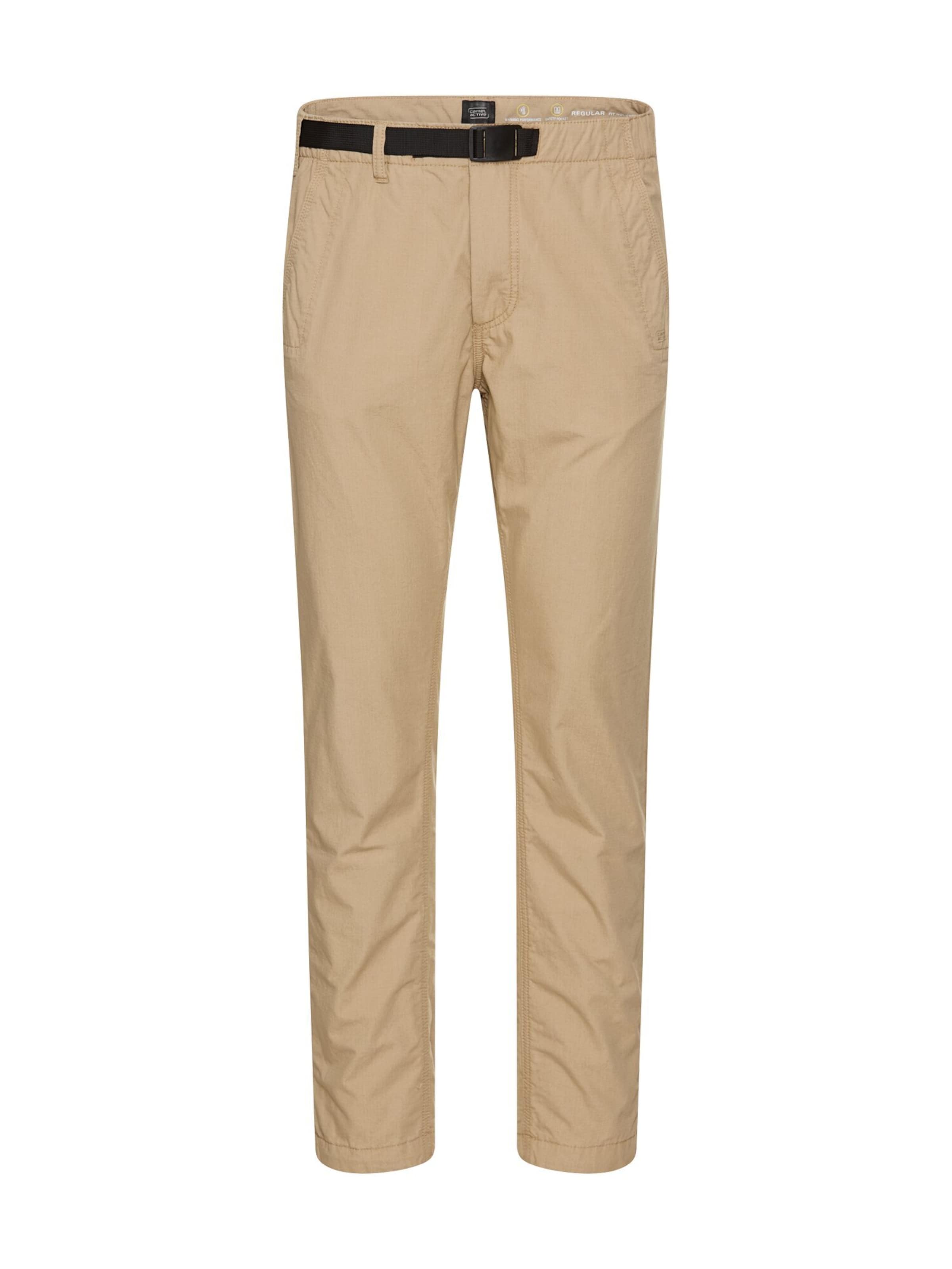 CAMEL ACTIVE Regular Athletic Pants in Beige: front