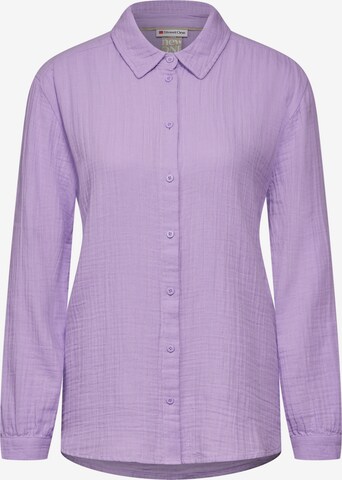 STREET ONE Blouse in Purple: front