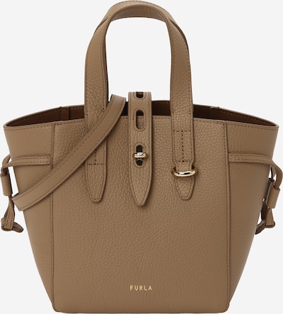 FURLA Handbag 'NET MINI' in Dark beige / Gold, Item view