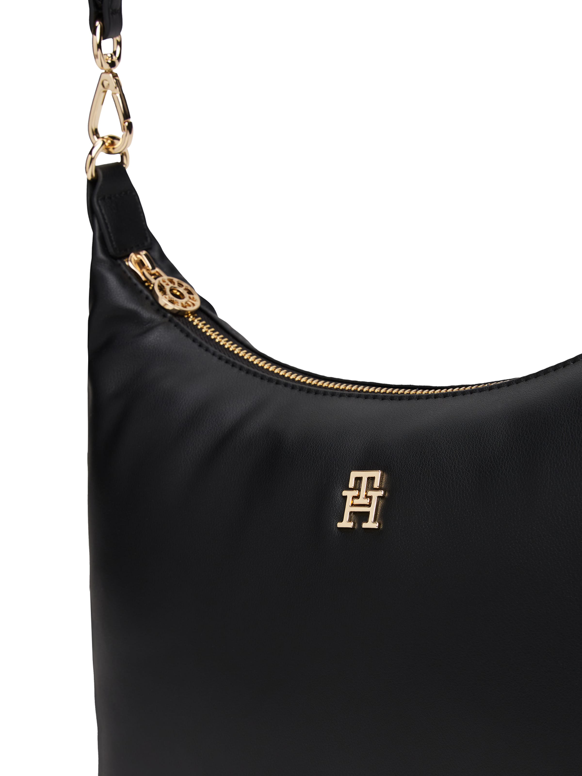 TOMMY HILFIGER Skuldertaske i sort