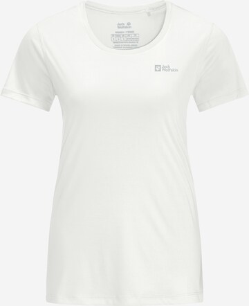 JACK WOLFSKIN Performance Shirt in White: front