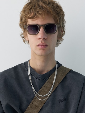 Pull&Bear Слънчеви очила в кафяво