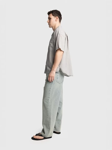 Giesto - Comfort Fit Camisa 'Hemden' em cinzento