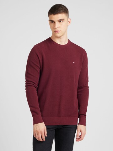 Pull-over 'Essential' TOMMY HILFIGER en rouge : devant