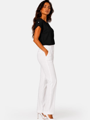 REGINA FASHION Shirt 'Blouse - Boat neckline plain' in Zwart
