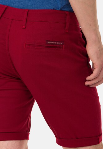 CIPO & BAXX Regular Broek in Rood