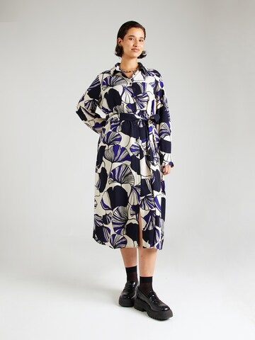 Persona by Marina Rinaldi Shirt dress 'CRISMA' in Blue: front
