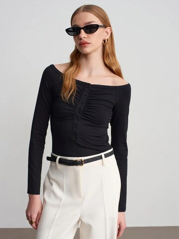 Shirtbody Dilvin en noir