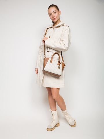 Borsa a mano 'Avril Small Top-Zip  Satchel' di Michael Kors in beige