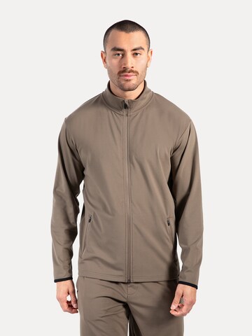 Vestes d’entraînement Smilodox en beige : devant