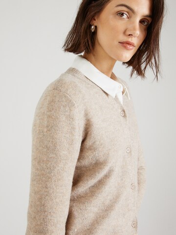 PIECES Knit Cardigan in Grey