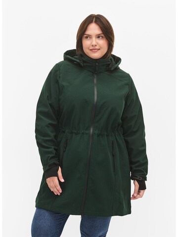 Parka mi-saison Zizzi en vert : devant