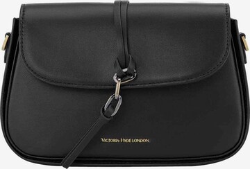 Victoria Hyde Crossbody Bag ' Flowers ' in Black: front