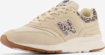 new balance - Sapatilhas baixas '997' em bege: frente