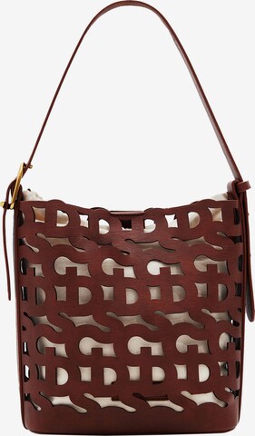 Desigual Shopper in Brown: front