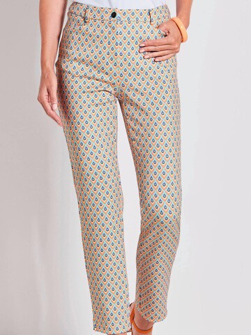 Goldner Slimfit Broek 'Louisa' in Gemengde kleuren: voorkant