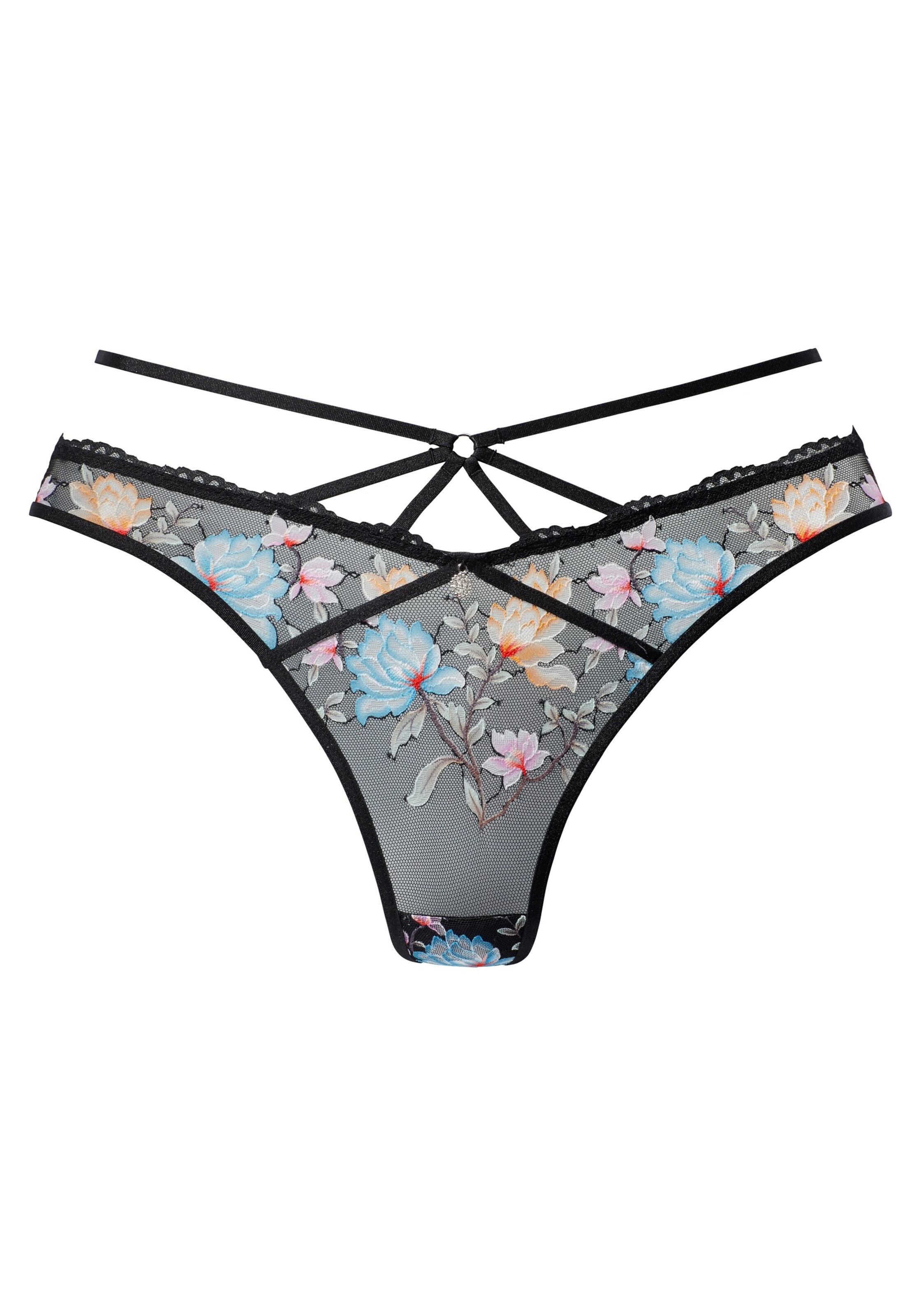 LASCANA String in Schwarz: Vorderseite
