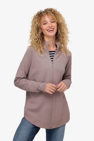 Cardigan LAURASØN en violet : devant