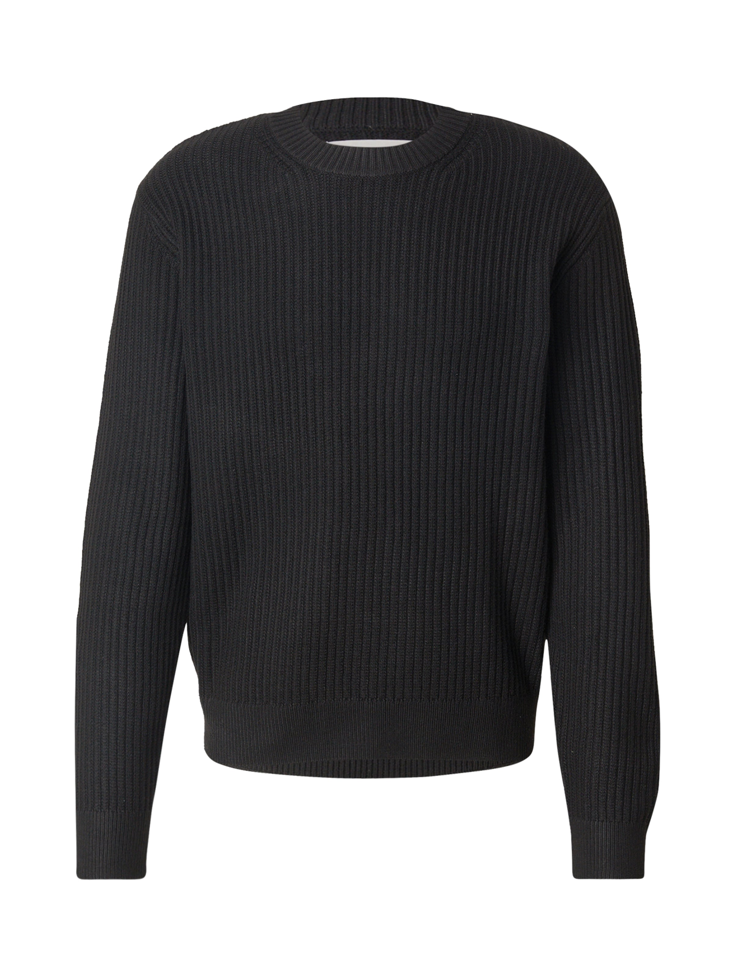 JACK & JONES Pullover 'JCOGRID' in Schwarz: Vorderseite