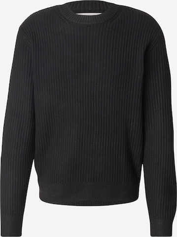 Pullover 'JCOGRID' di JACK & JONES in nero: frontale