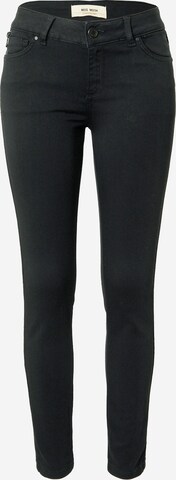 MOS MOSH Skinny Jeans in Black: front