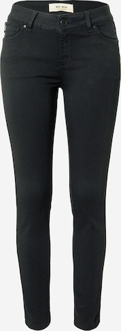 MOS MOSH סקיני ג'ינס בשחור: מלפנים