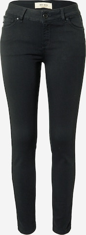 MOS MOSH Skinny Jeans in Black: front