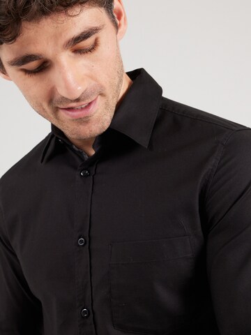 Slim fit Camicia di s.Oliver in nero