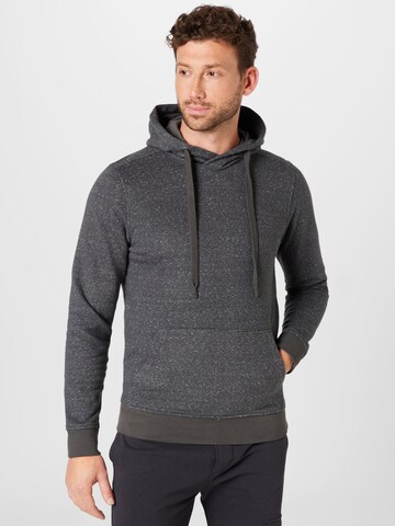 TOM TAILOR Sweatshirt in Grey: front