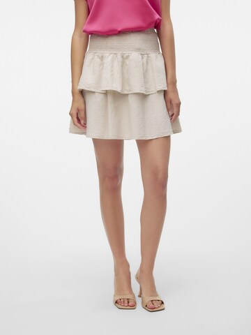 VERO MODA Rok 'Luna' in Beige: voorkant