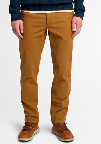 TIMBERLAND Regular Pants in Brown: front
