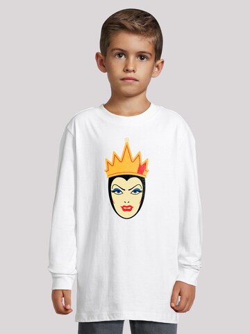 F4NT4STIC Shirt 'Disney Bösewichte Evil Queen' in Wit: voorkant