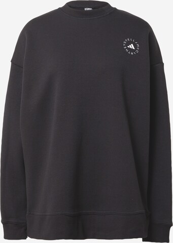 ADIDAS BY STELLA MCCARTNEY Sportsweatshirt in Schwarz: predná strana