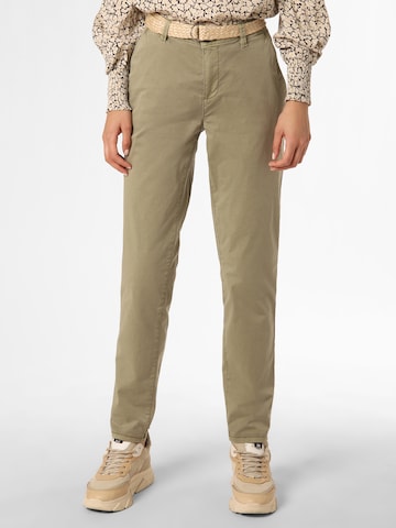 ESPRIT Regular Broek in Groen: voorkant