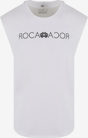 ROCAWEAR Shirt 'NextOne' in Wit: voorkant