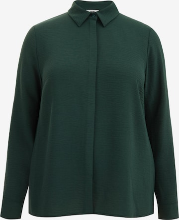 WE Fashion Blouse in Green: front