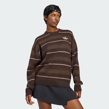 ADIDAS ORIGINALS Sweater 'Essentials' in Brown: front