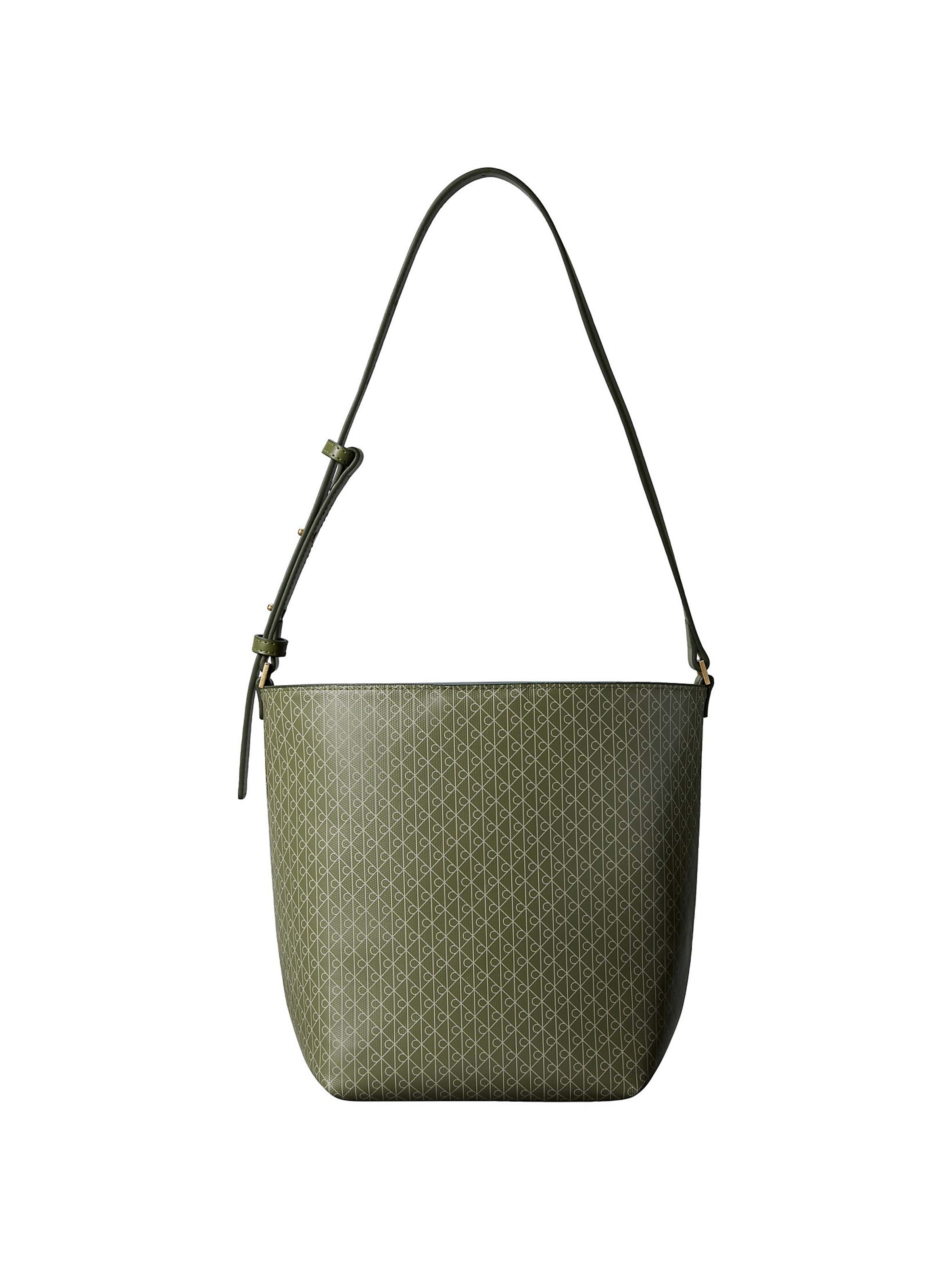Calvin Klein Shoulder Bag in Cream / Olive, Item view