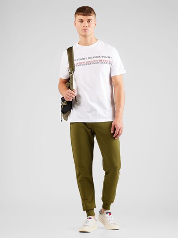 Effilé Pantalon TOMMY HILFIGER en vert