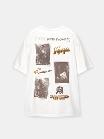 Pull&Bear T-Shirt in Weiß