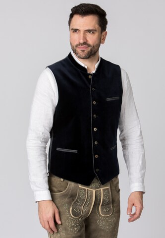 STOCKERPOINT Traditional Vest 'Tozzi' in Blue: front