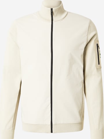 Geacă tricotată 'Momentum-X' de la BOSS pe bej: față