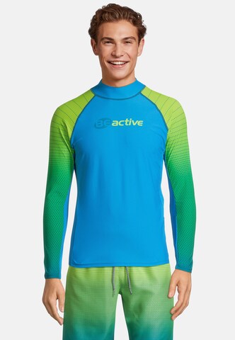 BECO the world of aquasports Performance Shirt 'Gradient Dots' in Blue: front