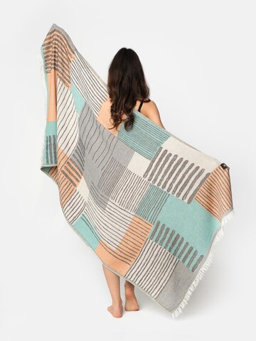 MARSIKOH Beach Towel 'Patch' in Orange