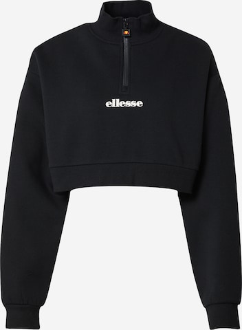 ELLESSE Sweatshirt 'Tirant' in Zwart: voorkant