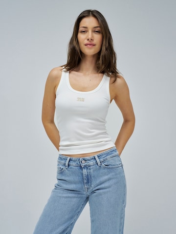 Haut Salsa Jeans en blanc : devant