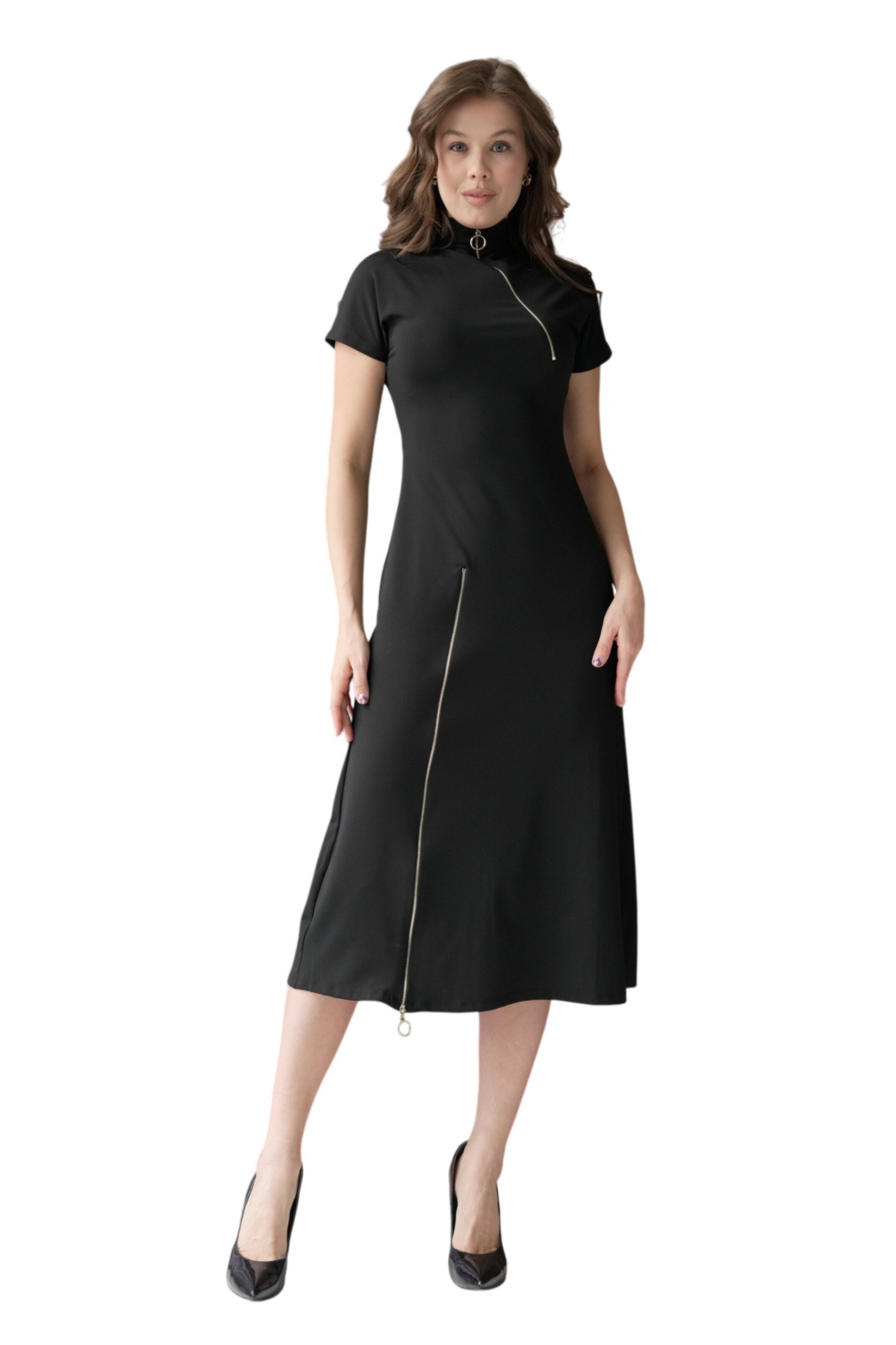 WOMAN VISION Dress in Black: front