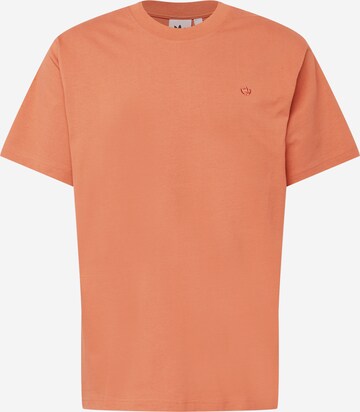 ADIDAS ORIGINALS T-shirt 'Adicolor Contempo' i brun: framsida